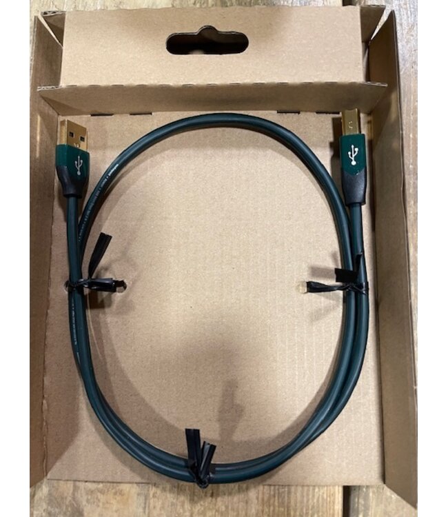 Audioquest Forest USB A->B 0,75 meter - USB Kabel