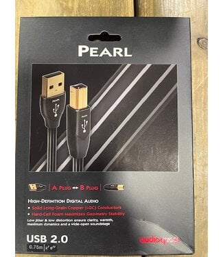 Audioquest Audioquest Pearl USB A->B 0,75 meter - USB Kabel