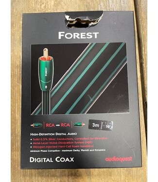 Audioquest Forest Digital Coax 3 meter - Digitale Coax Kabel