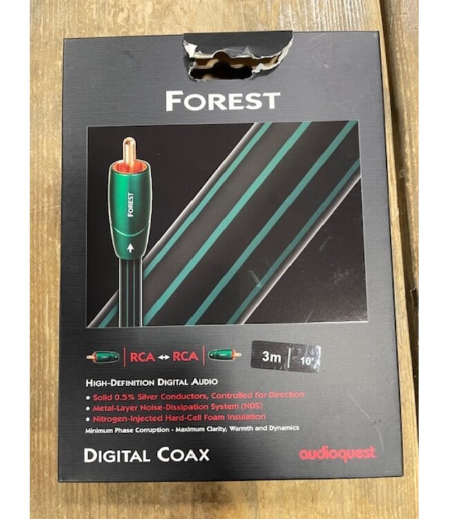 Audioquest Forest Digital Coax 3 meter - Digitale Coax Kabel