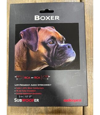 Audioquest Boxer 3 meter - Subwooferkabel