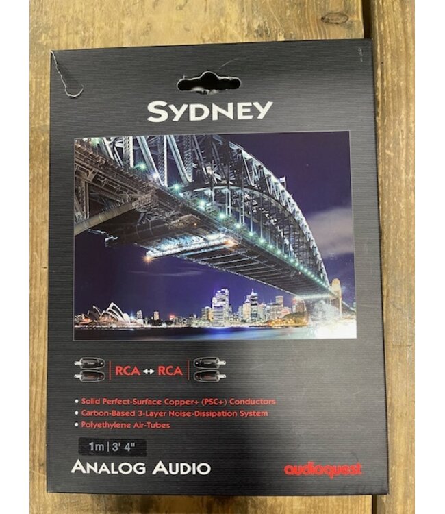Audioquest Sydney RCA-RCA 1 meter - Analoge Interlink