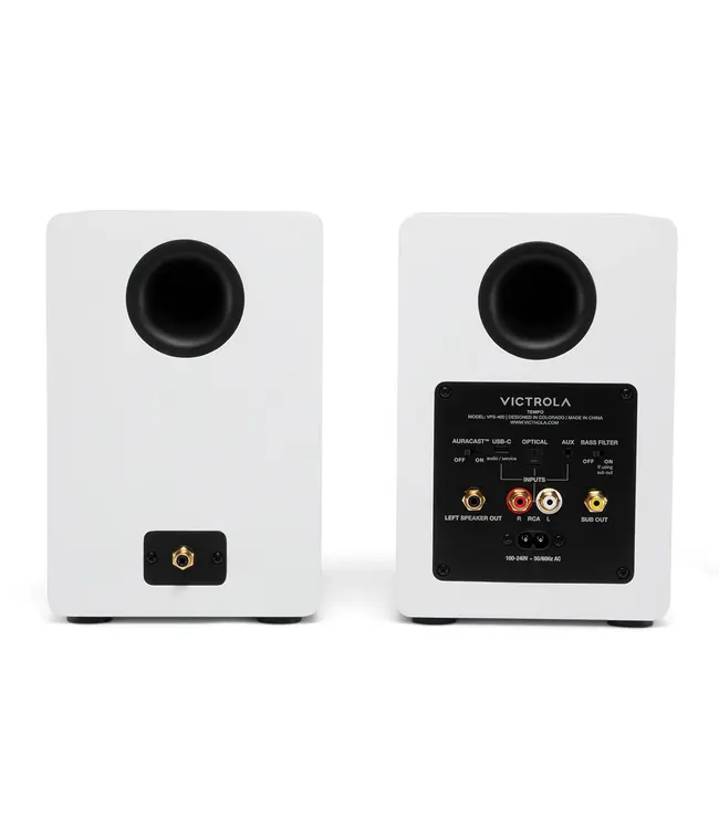 Victrola Tempo VPS-400 - Bluetooth Draadloze Boekenplank Luidsprekers