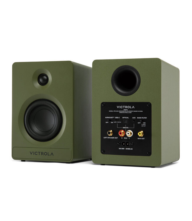 Victrola Tempo VPS-400 - Bluetooth Draadloze Boekenplank Luidsprekers