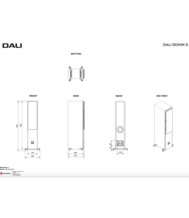 Dali Sonik 5 (Set van 2) - Vloerstaande Luidsprekers