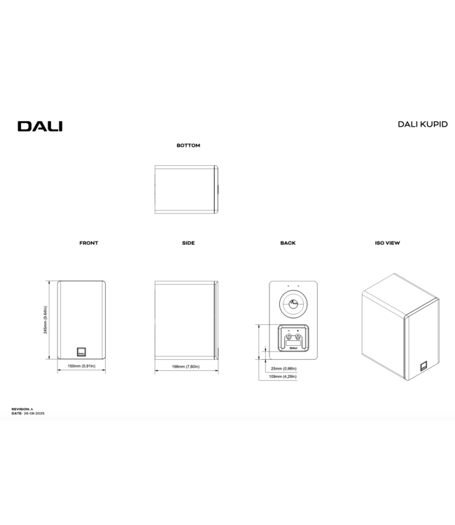 Dali Kupid (set van 2) - Boekenplank Luidsprekers