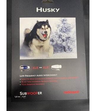 Audioquest Husky XLR 1 meter - Subwooferkabel