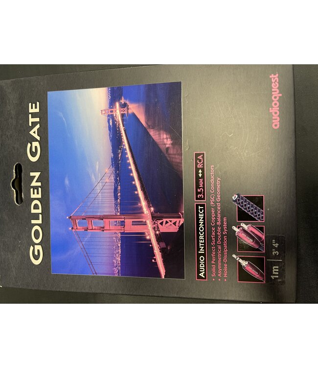 Audioquest Golden Gate 3.5 - RCA 1 meter - Analoge Interlink