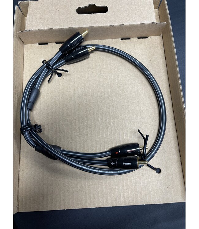 Audioquest Tower RCA - RCA 0.6 meter - Analoge Interlink
