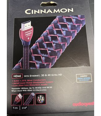 Audioquest Cinnamon HDMI 1 meter - HDMI Kabel