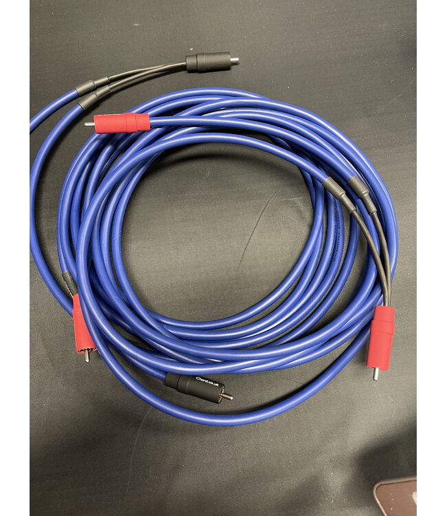 Chord Clearway X RCA-RCA 3.5m +30cm daisy chain - Analoge Interlink (met Y-splitter)