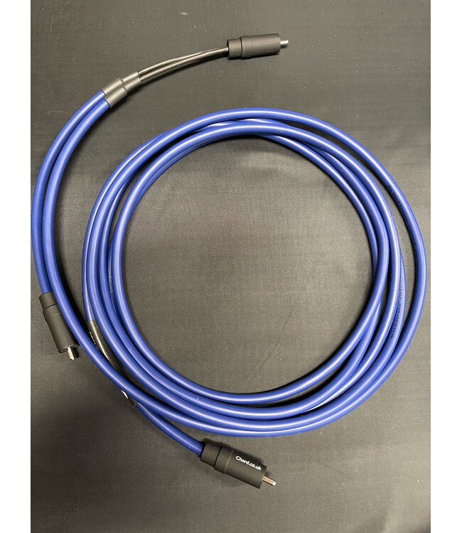 Chord Clearway X RCA-RCA 3.5m +30cm daisy chain - Analoge Interlink (met Y-splitter)