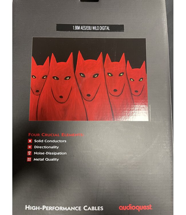 Audioquest Wild Digital AES/EBU 1.9 meter - AES/EBU Kabel