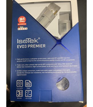 IsoTek EVO3 Premier 1,5 meter C19 - Stroomkabel