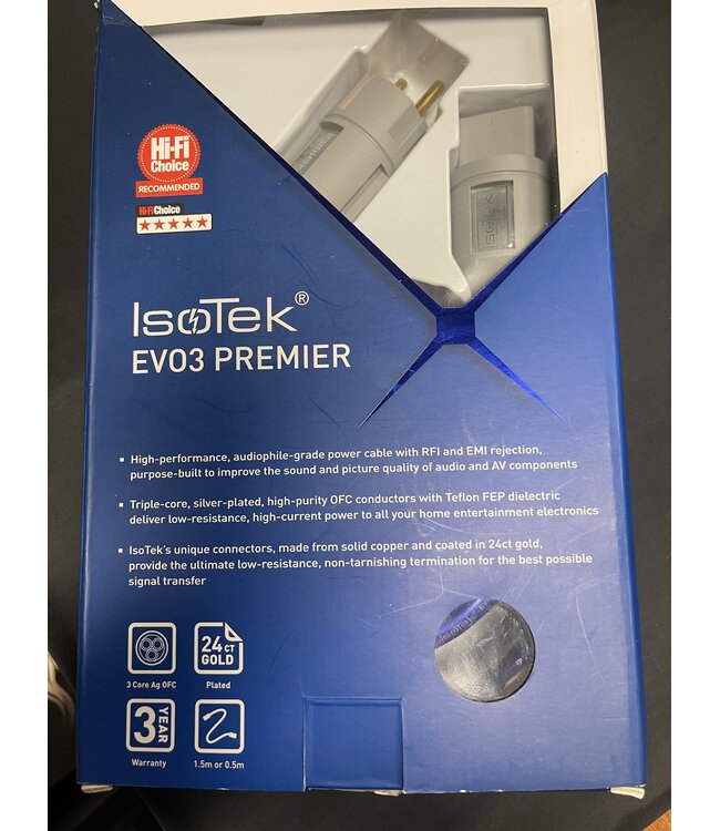 IsoTek EVO3 Premier 1,5 meter C19 - Stroomkabel