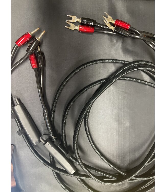 Audioquest Rocket 88 2x 3 meter Full Range Banaan-Spade - Luidsprekerkabel