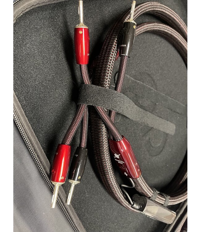 Audioquest William Tell Zero 2 meter banaan - banaan - Luidsprekerkabel