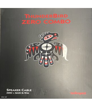 Audioquest Thunderbird ZERO COMBO (ZERO + Bass Bi-Wire) 1 meter - Luidsprekerkabel