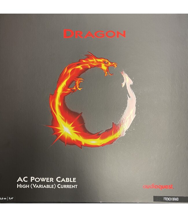 Audioquest Dragon HC 1 meter C13 - Stroomkabel
