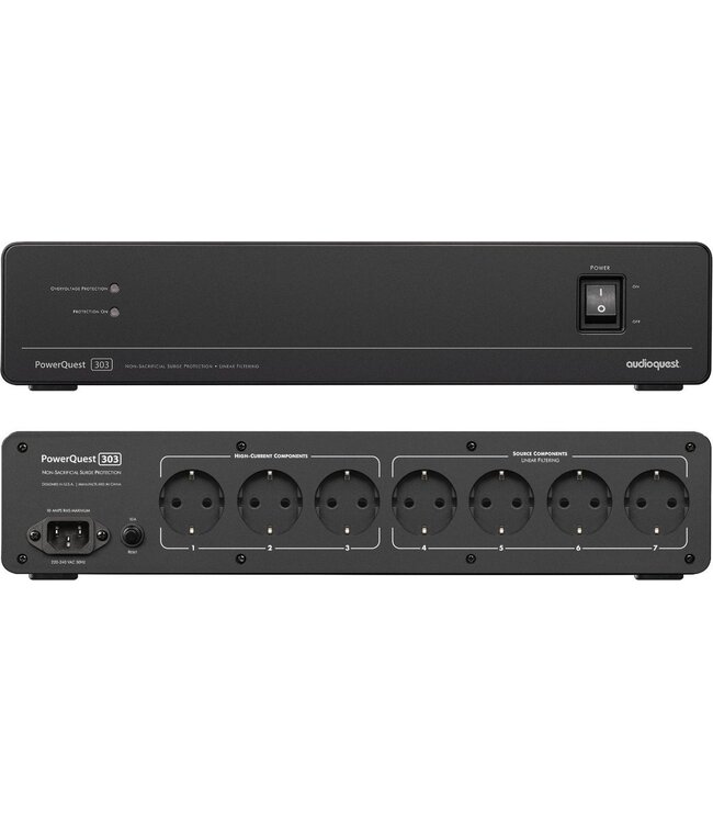 Audioquest PowerQuest 303 - Stekkerblok en Netfilter
