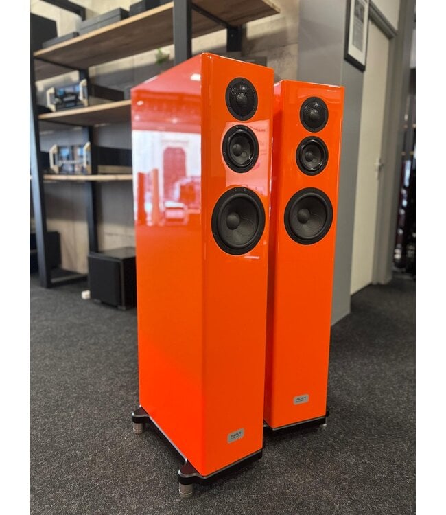 AUER Acoustics VERSURA V4 (Mundorf SESGO Silber-Gold-Oil upgrade) Pure Orange - Vloerstaande Luidsprekers
