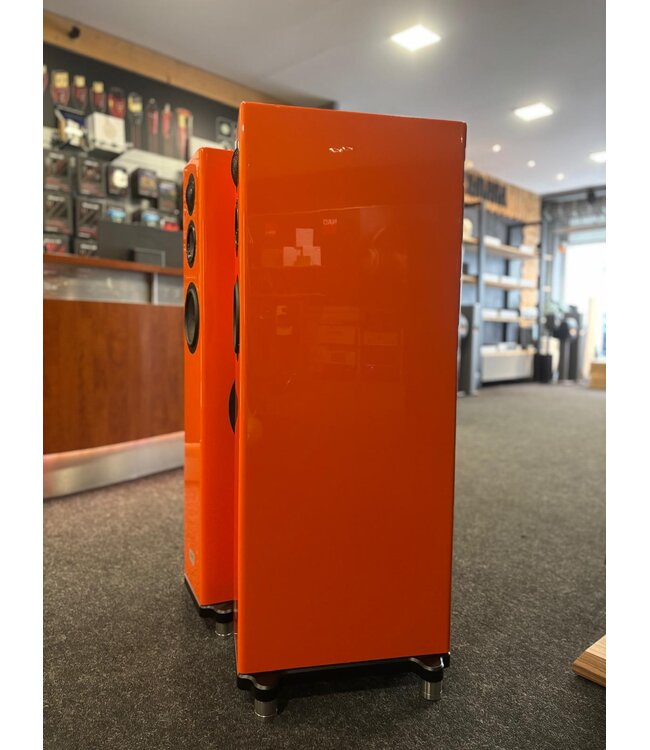 AUER Acoustics VERSURA V4 (Mundorf SESGO Silber-Gold-Oil upgrade) Pure Orange - Vloerstaande Luidsprekers