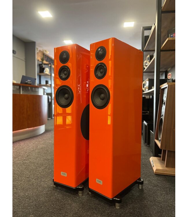 AUER Acoustics VERSURA V4 (Mundorf SESGO Silber-Gold-Oil upgrade) Pure Orange - Vloerstaande Luidsprekers