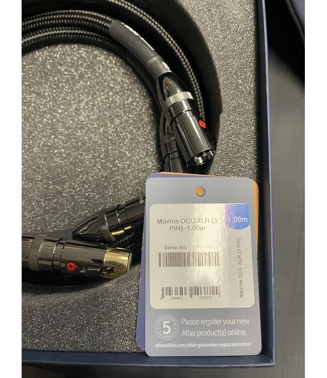 Atlas Cables Mavros OCC XLR 1 meter - XLR Kabel