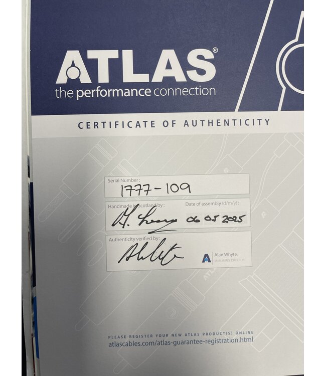 Atlas Cables Mavros OCC XLR 1 meter - XLR Kabel