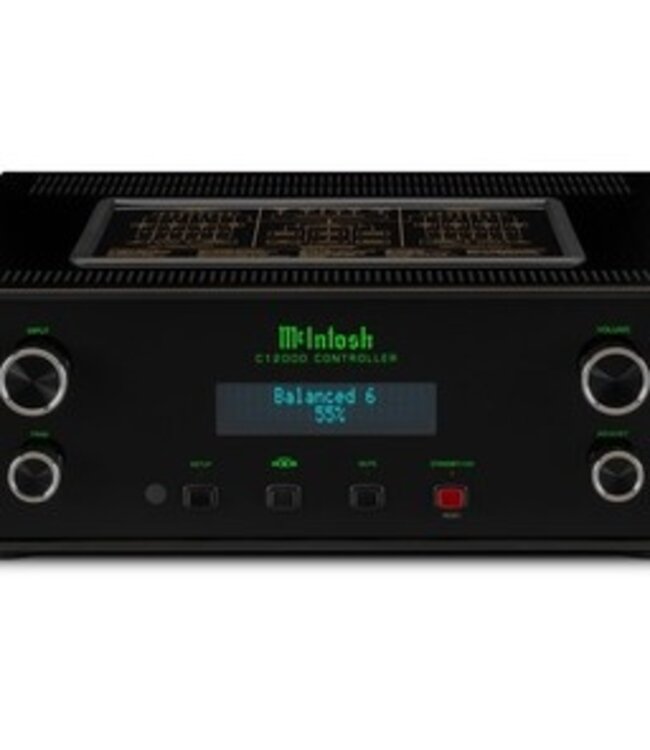 McIntosh C12000 voorversterker – dual chassis high-end preamplifier met buizen en solid-state