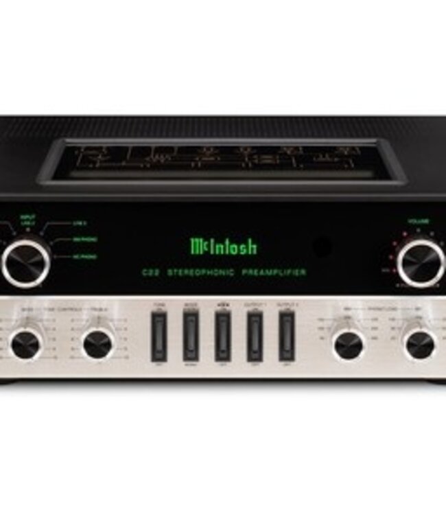 McIntosh C22 Mk V - Stereo Voorversterker met buizen en klassiek McIntosh design
