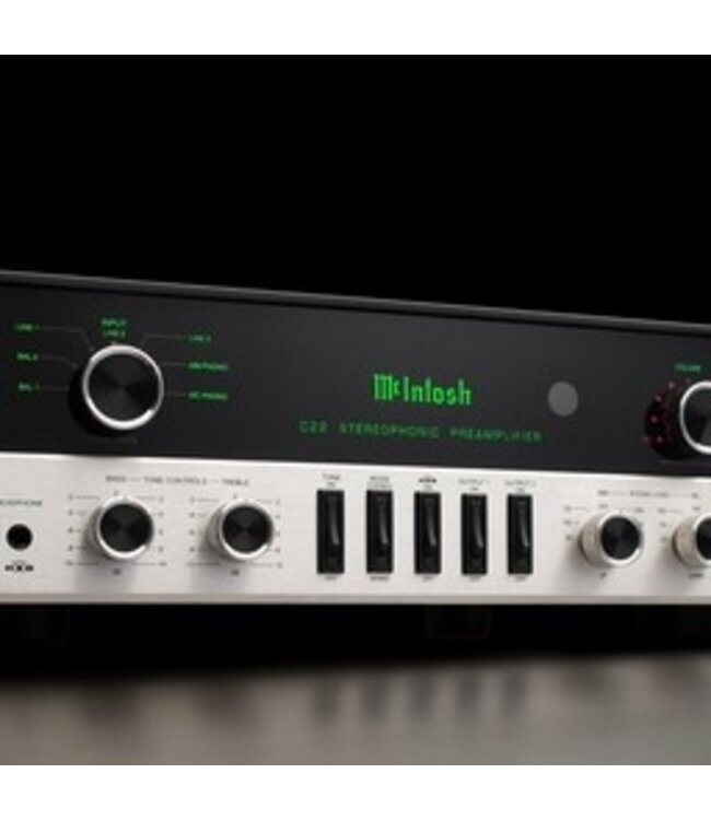 McIntosh C22 Mk V - Stereo Voorversterker met buizen en klassiek McIntosh design