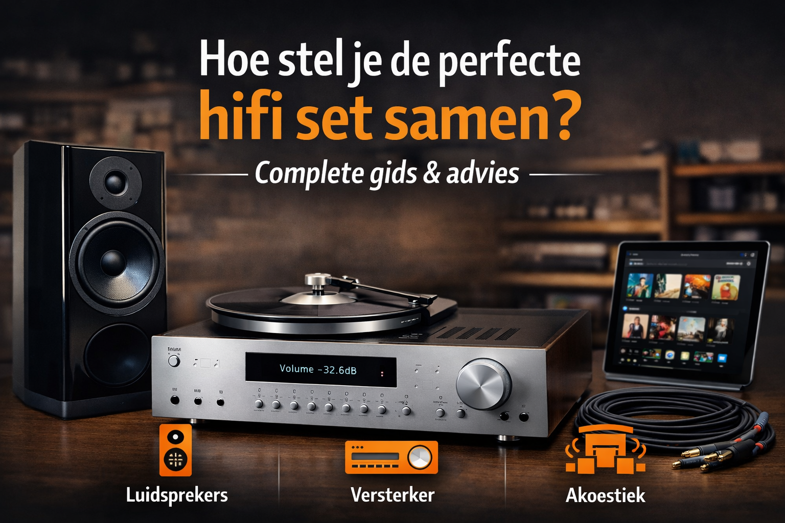 Hoe stel je de perfecte hifi set samen? Complete gids & advies