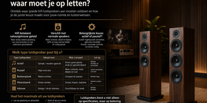 Goede hifi luidsprekers: waar moet je op letten bij de juiste keuze?