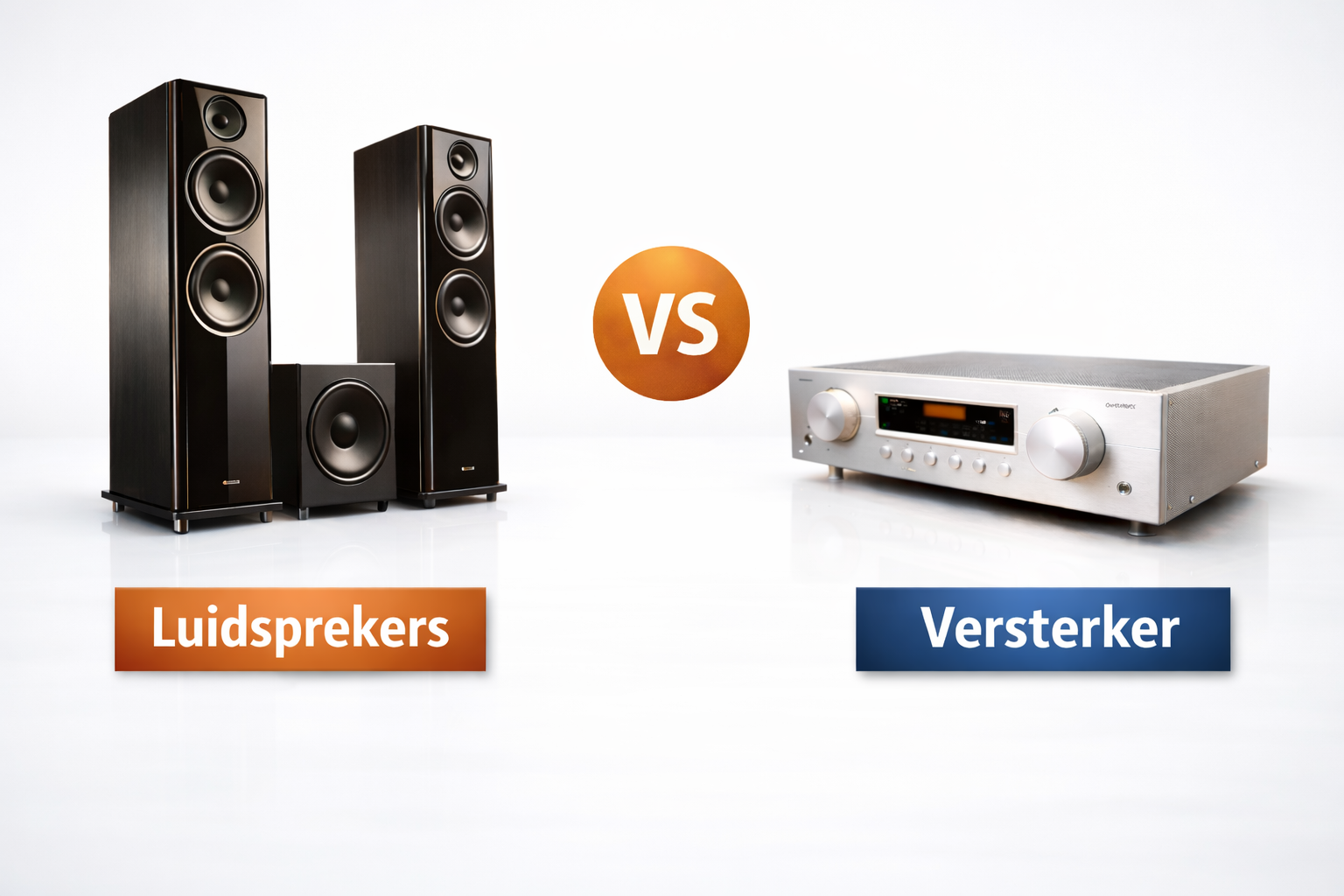 Wat is belangrijker: luidsprekers of versterker?