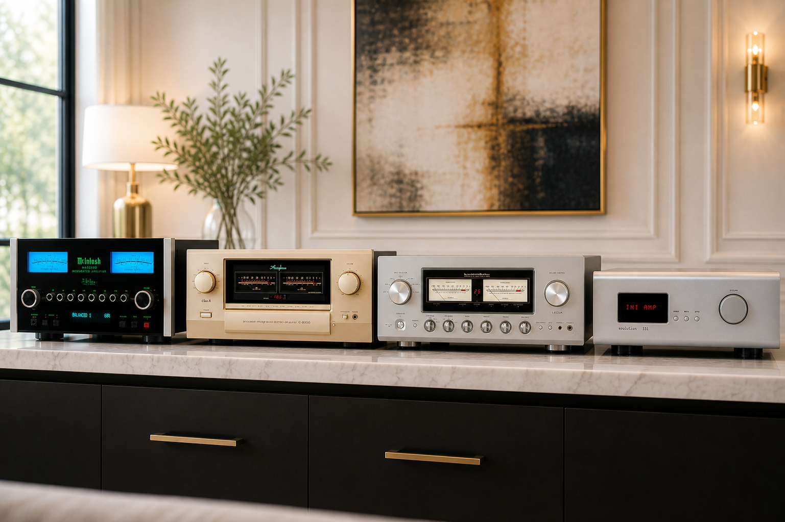 McIntosh vs Luxman, Accuphase en Soulution: wat zijn de verschillen?