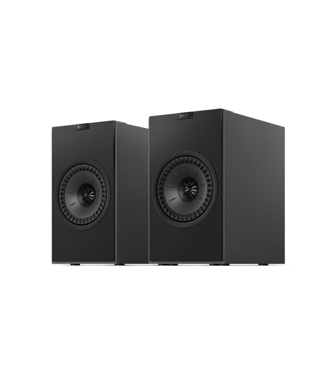KEF Coda W  Dark Titanium (Set van 2) - Draadloze Boekenplank Luidsprekers