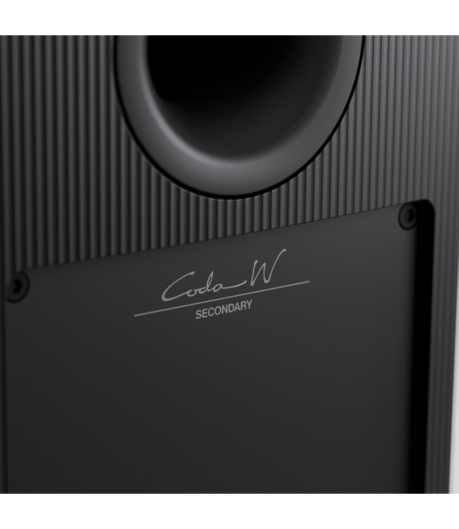 KEF Coda W  Dark Titanium (Set van 2) - Draadloze Boekenplank Luidsprekers