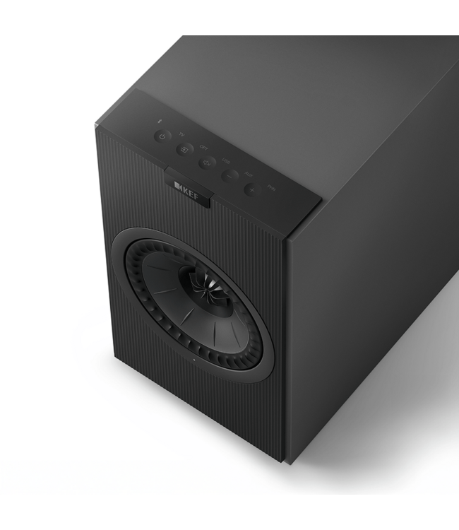KEF Coda W  Dark Titanium (Set van 2) - Draadloze Boekenplank Luidsprekers