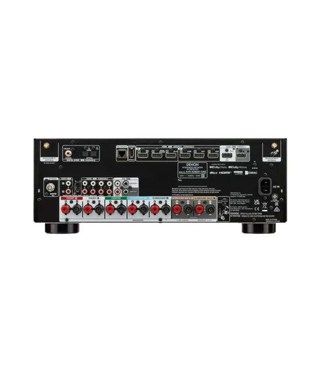 Denon AVR-X2900H DAB – 7.2-kanaals 8K AV-receiver met DAB+, 95W, Dolby Atmos® & HEOS®