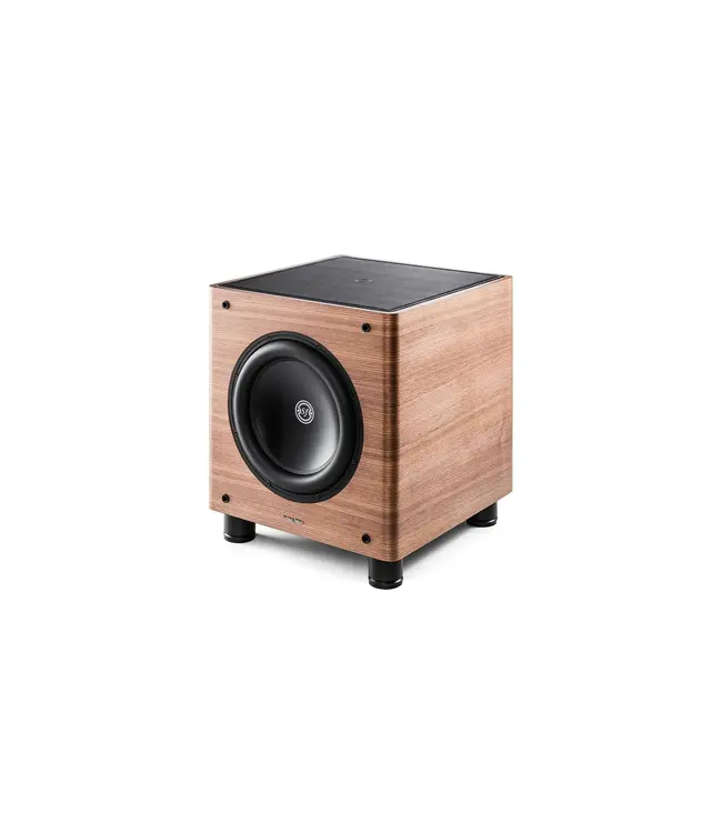 Sonus faber Gravis II – Actieve subwoofer met passieve radiator, 260mm woofer + ABR, 700W piek en lederen bovenzijde | Sonus faber Sonetto