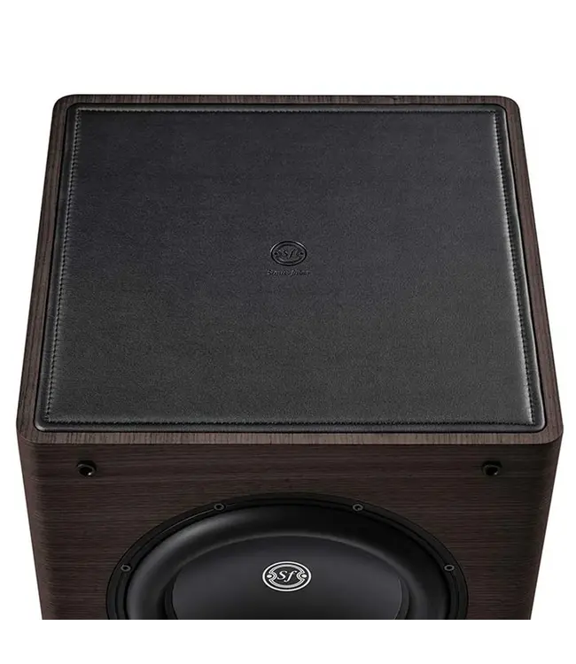 Sonus faber Gravis II – Actieve subwoofer met passieve radiator, 260mm woofer + ABR, 700W piek en lederen bovenzijde | Sonus faber Sonetto