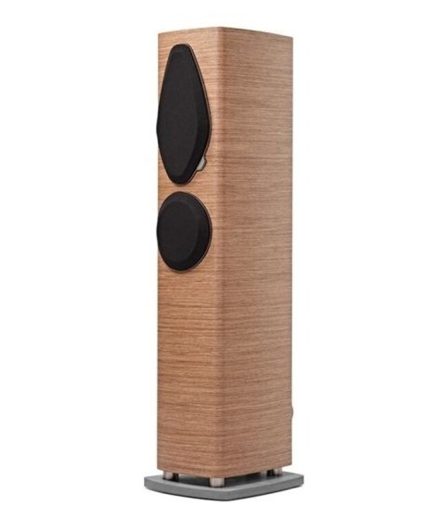 Sonus faber Sonetto III G2 (Set van 2) – compacte 2,5-weg vloerstaande luidspreker met DAD™ Pijlpunt tweeter, 2× 6,5" drivers en betonnen basis