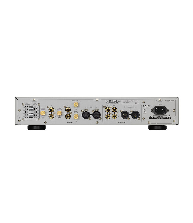 Luxman E-07: phono voorversterker voor MM- en MC-elementen