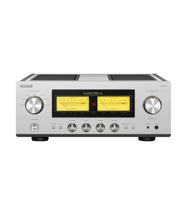 Luxman Pure Class-A geïntegreerde versterker met LIFES 1,1 uitgangstrap, LECUA1000 volumecontrole, ingebouwde MM/MC-phono, balanced 4,4mm koptelefoonuitgang en analoge VU-meters