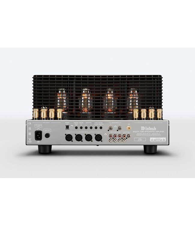 McIntosh Buizen geïntegreerde versterker met KT88-uitgangsbuizen, Unity Coupled Circuit-uitgangstransformatoren, Power Guard SGS-buizenbeveiliging, configureerbare MM/MC-phono, 5-bands equalizer en HXD-koptelefoonversterker
