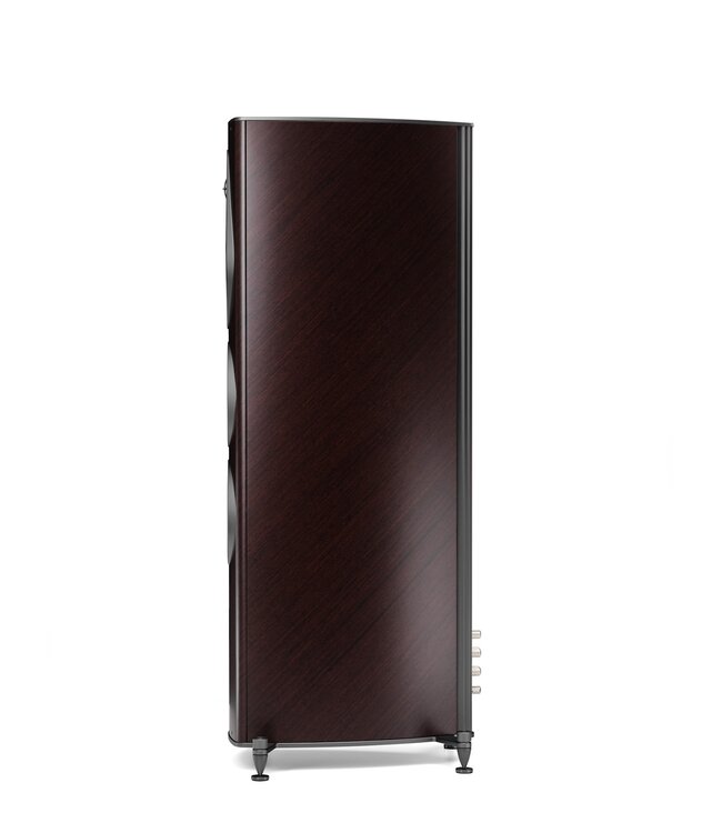 Sonus faber Olympica G3 III 3-weg vloerstaande luidspreker met 1,1-inch Damped Apex Dome-tweeter, 6,5-inch Camelia-midrange met stofvering, twee 6,5-inch woofers, Phase Coherence Crossover met IFF Paracross Topology en 45-graden herringbone fineer