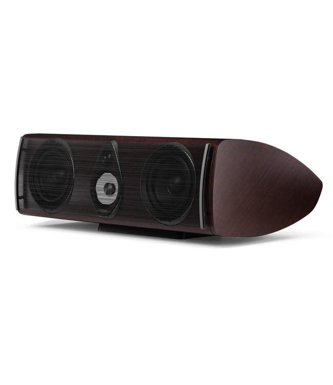 Sonus faber Olympica G3 Center: 3-weg centerspeaker met 0,75-inch Damped Apex Dome-tweeter, 4-inch Camelia-midrange met stofvering, twee 6,5-inch woofers, Phase Coherence Crossover met IFF Paracross Topology en 45-graden herringbone fineer