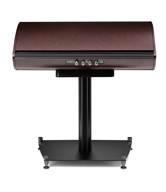 Sonus faber Olympica G3 Center: 3-weg centerspeaker met 0,75-inch Damped Apex Dome-tweeter, 4-inch Camelia-midrange met stofvering, twee 6,5-inch woofers, Phase Coherence Crossover met IFF Paracross Topology en 45-graden herringbone fineer