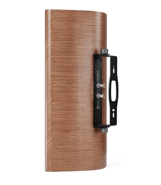 Sonus faber Olympica G3 Wall: 2-weg on-wall luidspreker met 1,1-inch Damped Apex Dome-tweeter, 6,5-inch Camelia-midwoofer, Phase Coherence Crossover met IFF Paracross Topology, 45-graden herringbone fineer en slank profiel van 215mm diepte